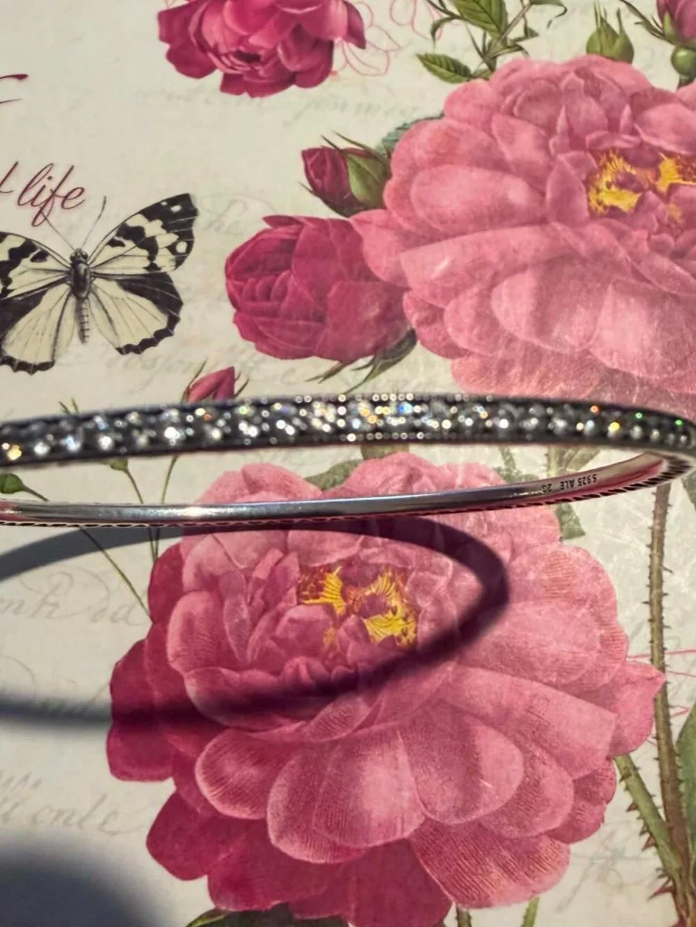 Authentic Pandora Twinkling Forever Bangle Bracelet # 590511CZ